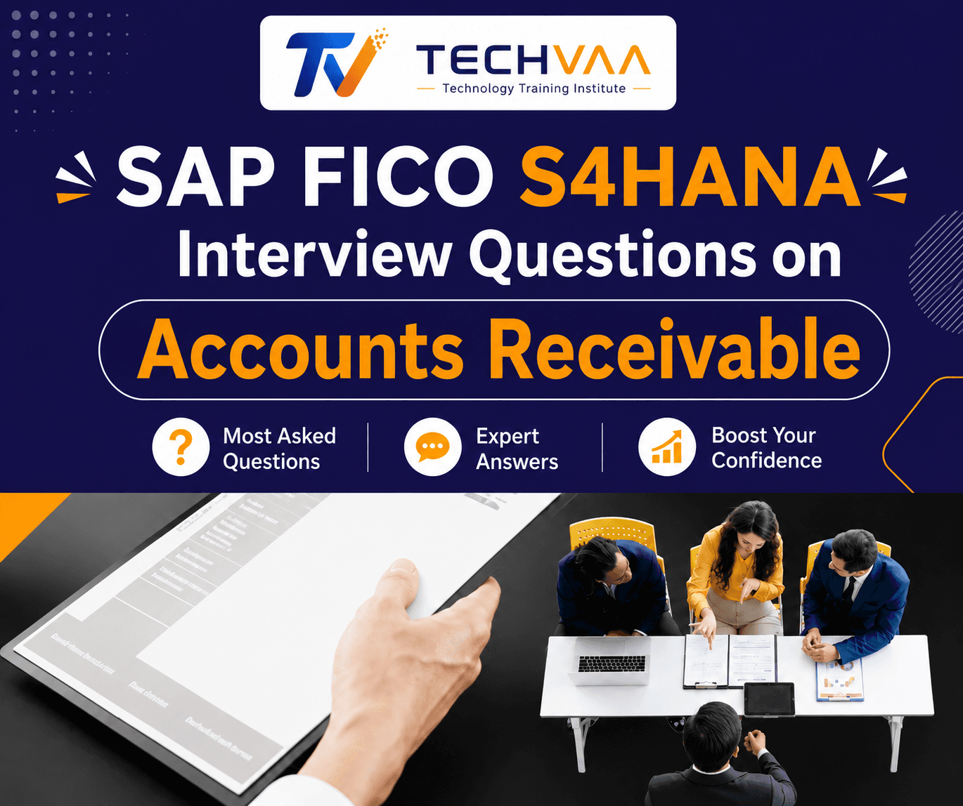 Top 20 SAP FICO Interview Questions on Accounts Receivable.
